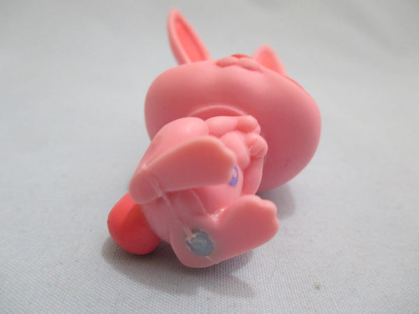 Littlest Pet Shop Bunny Pink Easter Bunny with Flower Eyes 500 Authentic Lps MAY8J