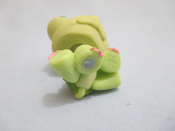 LIKE NEW Littlest Pet Shop Green Sitting Turtle Diamond Eyes #504 Authentic Feb12nn