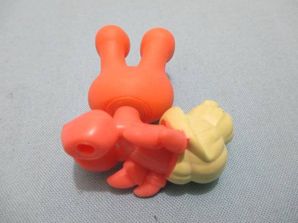 LIKE NEW Littlest Pet Shop 929 Pink Hermit Crab Yellow Shell Blue Eyes Authentic Lps Nov28ni