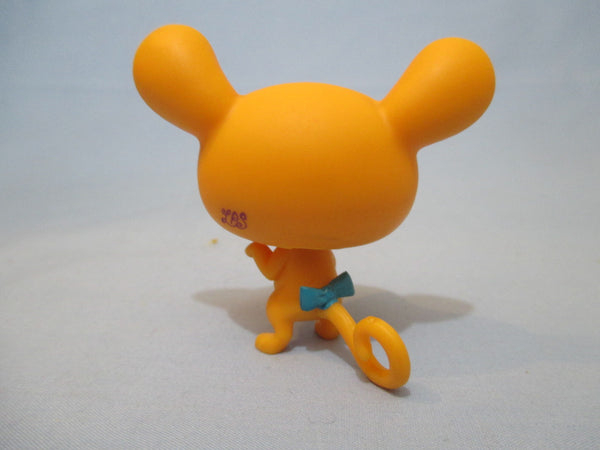 Littlest Pet Shop Orange Pink Spotted Mouse Rat 3336 Authentic Lps Minor Wear Apr12j
