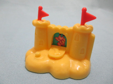 Littlest Pet Shop LPS Yellow Sand Castle Accessory Authentic APR18J