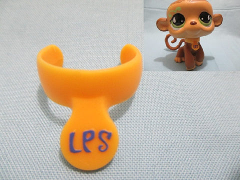 Littlest Pet Shop LPS Orange Large Collar for 6" Pets Accessory 100% Authentic Nov23ni