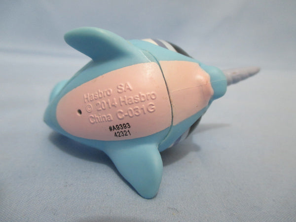 LIKE NEW Littlest Pet Shop Blue Ned Narwhal Whale 3759 Authentic Lps Feb24ni