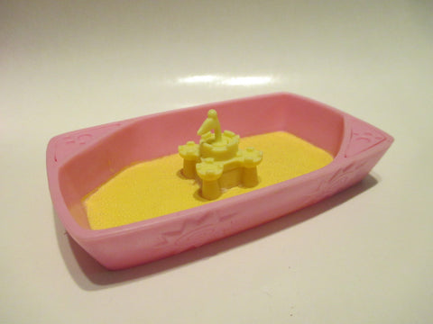 Littlest Pet Shop Replacement Pink Sandbox Sand Castle Accessory Jan15ni