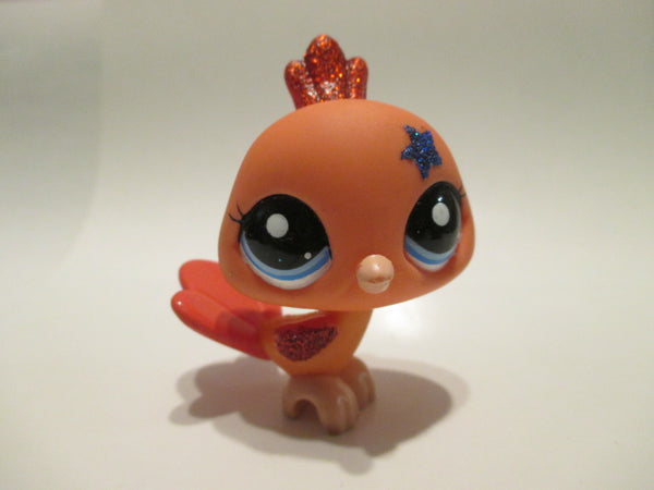 Littlest Pet Shop Rare European Glitter Sparkle Peacock Bird 2259 Authentic Lps AIK Jan18j