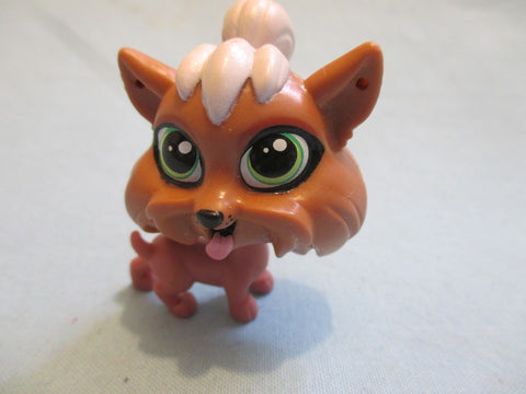 Littlest Pet Shop 3802 Terri Bowman Yorkie Terrier Dog Authentic LPS Mar16ni