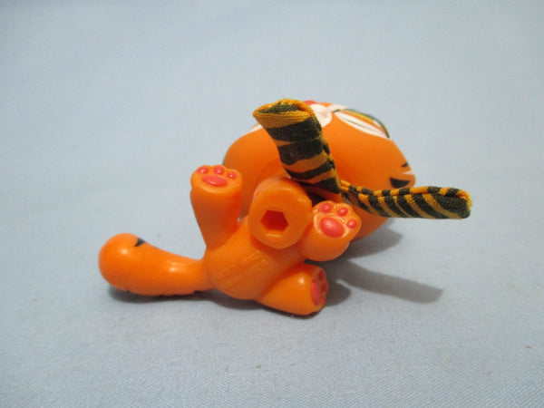 LIKE NEW  Littlest Pet Shop Bengal Tiger Orange Stripe 905 w Original Accessory Authentic LPS Feb2ni
