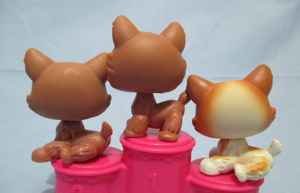 LIKE NEW Littlest Pet Shop Lot Triplet Husky 37 38 39 Set Authentic Lps JAN06J