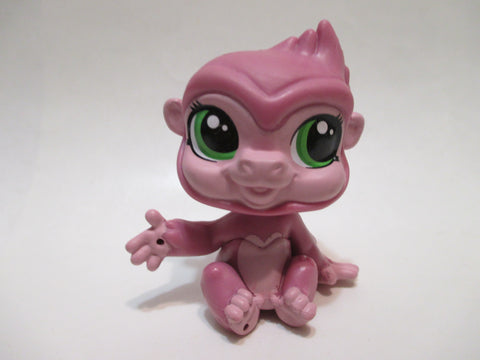 Littlest Pet Shop Saffron Sweetin Monkey 41 New Generation Glitter Pets Authentic LPS Mar16ni