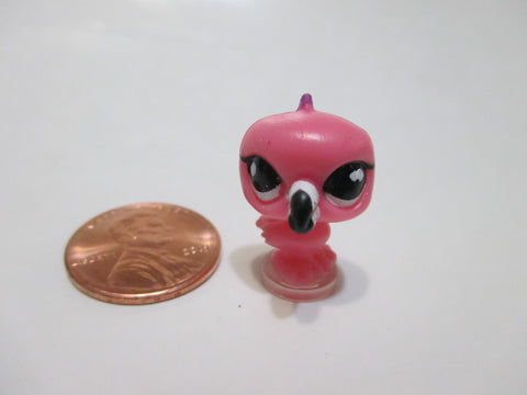 Littlest Pet Shop LPS Teeniest Tiniest Pink Flamingo Authentic Jan26ni