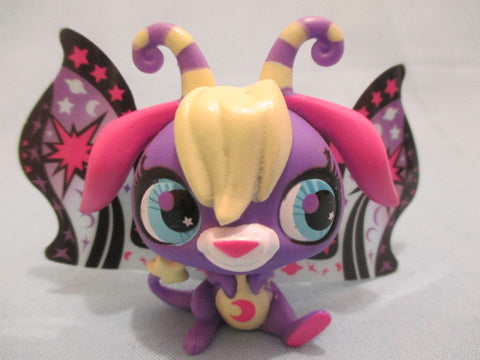 LIKE NEW Littlest Pet Shop Purple Moonlite Fairy 2826 Authentic Lps Nov12ni
