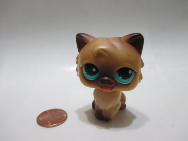 Littlest Pet Shop Brown Magic Motion Persian Cat Authentic Lps Minor Wear Apr12j