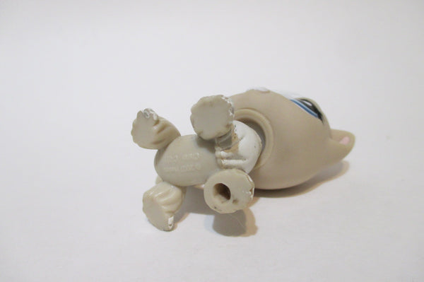 Littlest Pet Shop Rare European Beaige and White Long Hair Cat 1047 Authentic LPS AIK Jan12ni