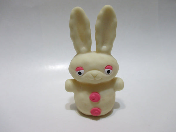 LIKE NEW Littlest Pet Shop Tan Pink Snowman Bunny Authentic Lps Dec05ni