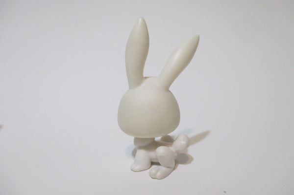 Littlest Pet Shop White Bunny Rabbit 3 Authentic LPS Feb1ni