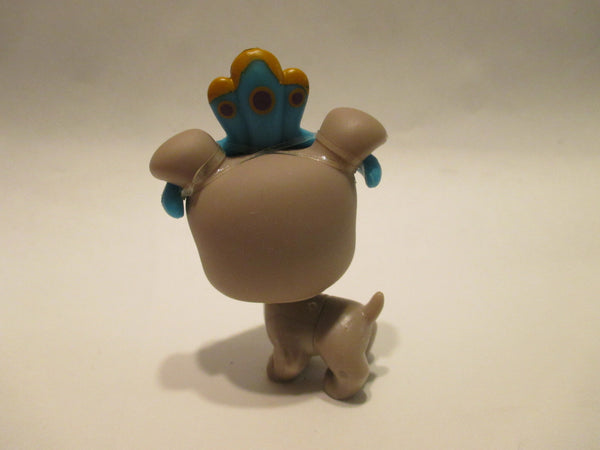 LIKE NEW Littlest Pet Shop Russell Terrier 1463 Puppy Dog with Original Accessory LPS Nov28ni