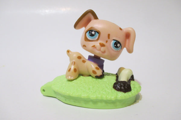 Littlest Pet Shop Cream Dalmatian Mcdonalds Toy Dog Authentic Jan23ni