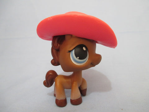 LIKE NEW Littlest Pet Shop Horse Pony 337 W Original Hat Accessory Authentic FEB14J