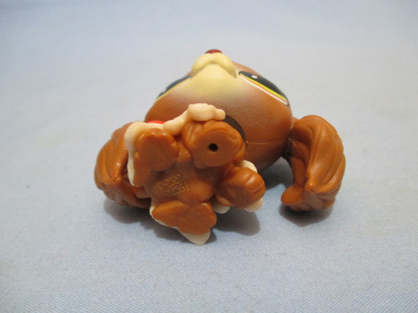 LIKE NEW Littlest Pet Shop Hungry Pets Spaniel 3-182 with Accessory Authentic Dec03n