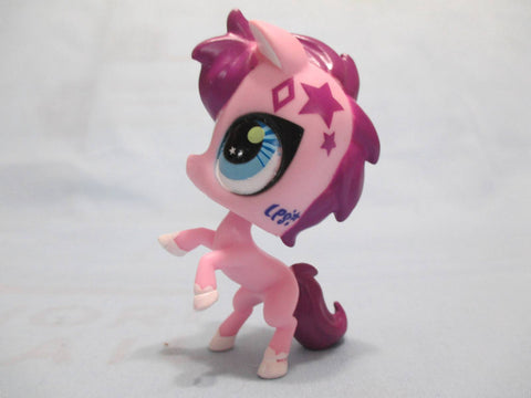 Littlest Pet Shop Purple Horse 2685 Authentic Lps Feb1ni