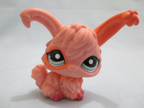 LIKE NEW Littlest Pet Shop Rabbit Angora Bunny 1911 Authentic LPS DEC08J