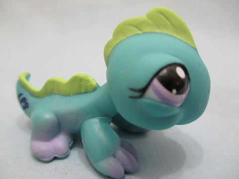 LIKE NEW Littlest Pet Shop Gecko Lizard Iguana 1319 Authentic Lps Nov28ni