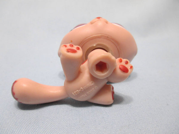 Littlest Pet Shop Monopoly Pink Mauve Tabby Cat Purple Clover Eyes No # Authentic Dec17ni