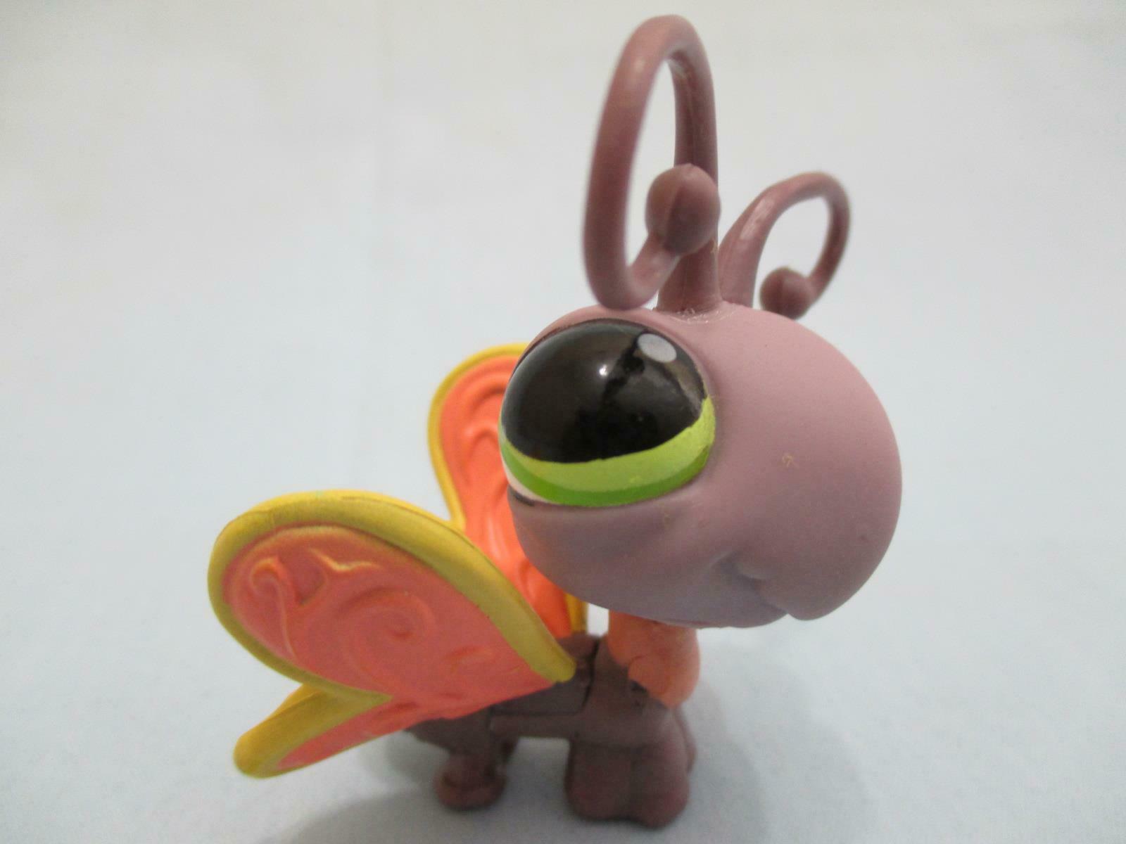 LIKE NEW Littlest Pet Shop Rara Htf 1153 Deep Purple Butterfly Green ...