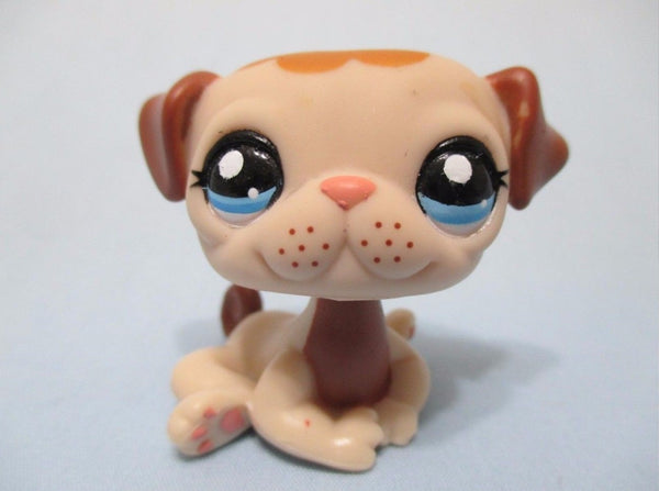 Littlest Pet Shop Pug 1753 Brown And Tan Dog Authentic Lps Mar19ni