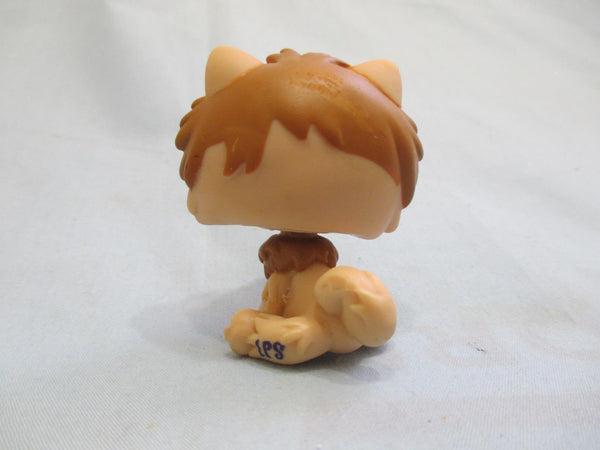 LIKE NEW LITTLEST PET SHOP DOG CHOW CREAM & CHOCOLATE BROWN 1996 Authentic Lps Nov21ni