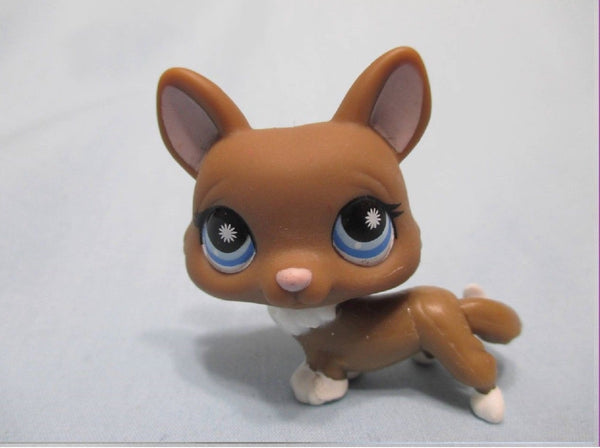 LIKE NEW Littlest Pet Shop LPS Rare 949 Brown Corgi Dog Authentic Lps DEC13J