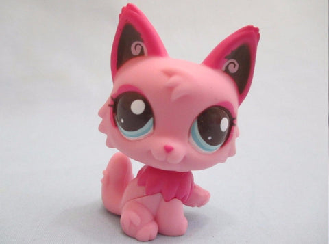 Littlest Pet Shop Rare Pink Swirl Wolf Wolves Cat 2664 Kitten Authentic Lps Jan18j