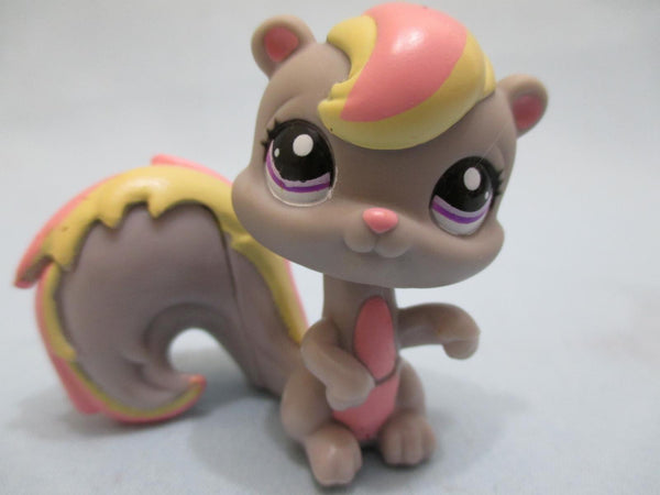 Littlest Pet Shop RANDOM Lot of 3 Panda Squirrel Monkey Pet Figures SURPRISE!