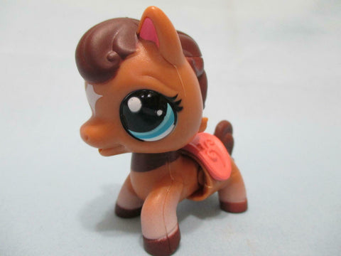 Littlest Pet Shop Horse Pony 2257 Walkables with Batteries Authentic Lps Feb1ni
