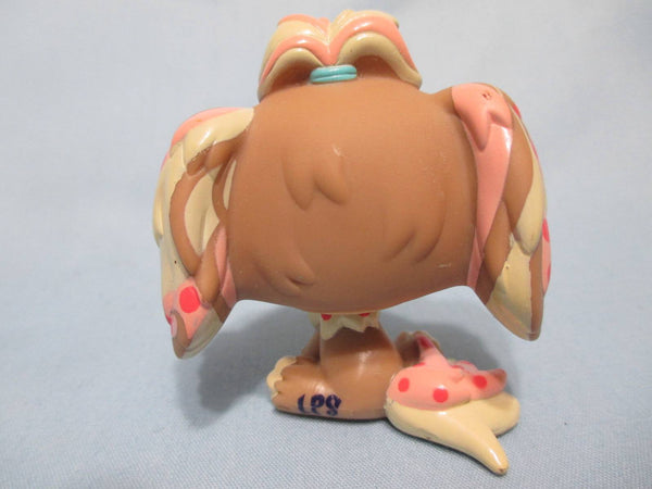 Littlest Pet Shop Shimmer N Shine 2155 Glitter Sparkle Lhasa Apso Dog Authentic LPS Dec16ni