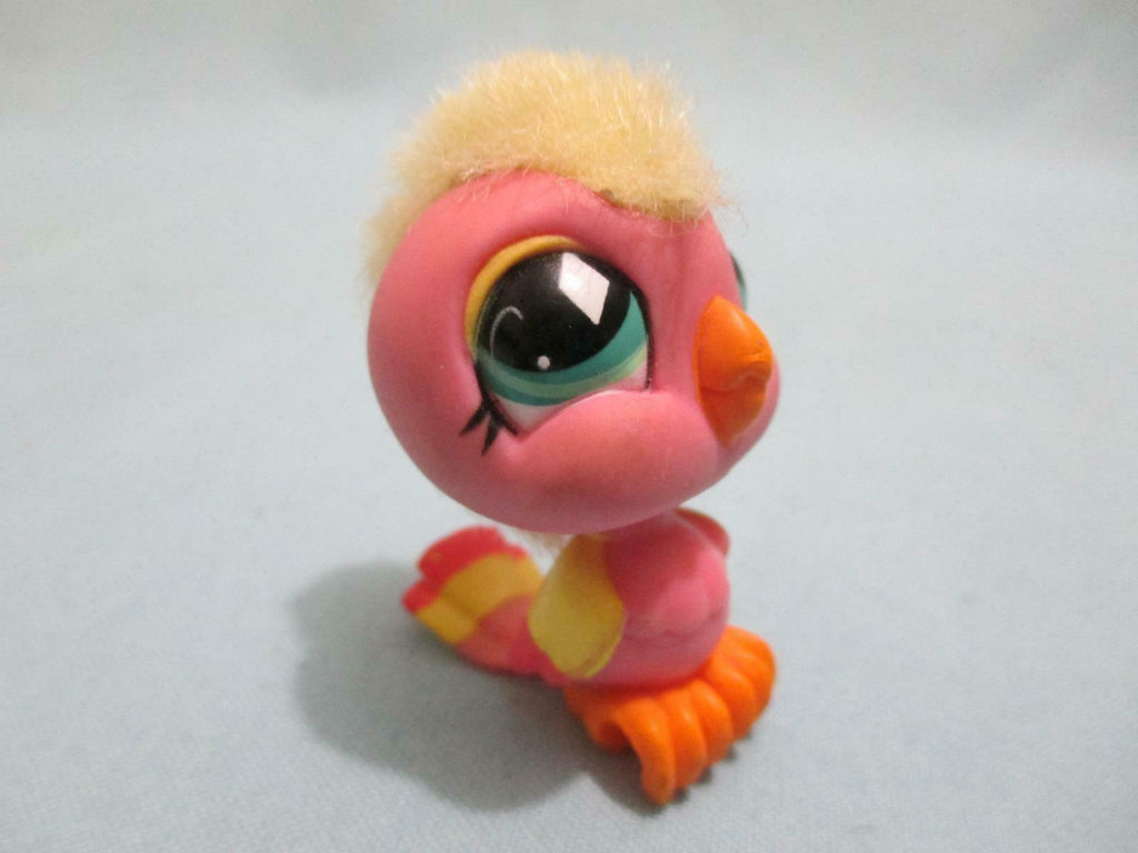 Home / Products / Littlest Pet Shop 489 Pink Cockatoo Bird Diamond Eyes ...