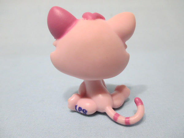 LIKE NEW Littlest Pet Shop 1481 Rare Pink Winking Baby Kitten Cat Authentic LPS FEB13J