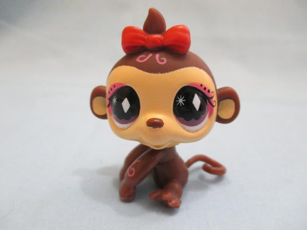 Littlest Pet Shop RANDOM Lot of 3 Panda Squirrel Monkey Pet Figures SURPRISE!