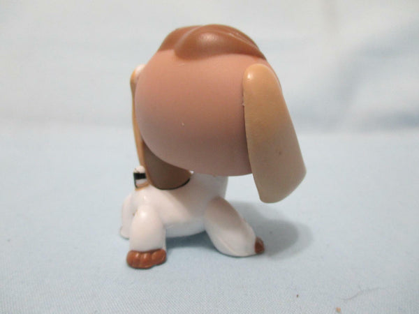 Littlest Pet Shop LPS 2207 Tan White Beige Brown Beagle Puppy Authentic LPS Dec19ni