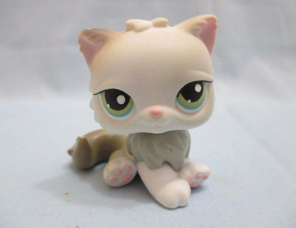 LIKE NEW Littlest Pet Shop Cat White Persian 328 Authentic Lps Dec27ni