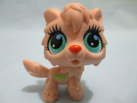 LIKE NEW Littlest Pet Shop Rare Light Tan Timber Wolf Husky Dog 2778 Authentic Nov18n