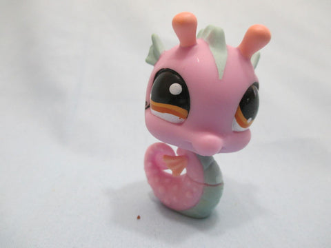 LIKE NEW Littlest Pet Shop Rare Pink Seahorse 1115 Authentic Lps FEB13J