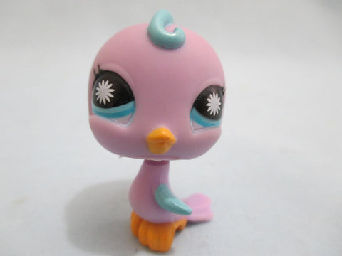Littlest Pet Shop Purple Parakeet Bird Blue Eyes 931 Authentic Nov21na