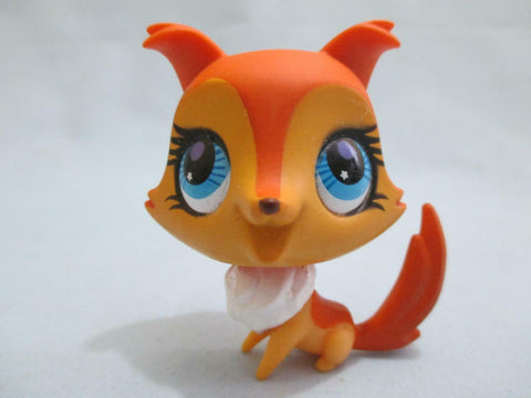 LIKE NEW Littlest Pet Shop Orange Tan Border Collie Dog 2742 New Edition Authentic LPS MAY6J