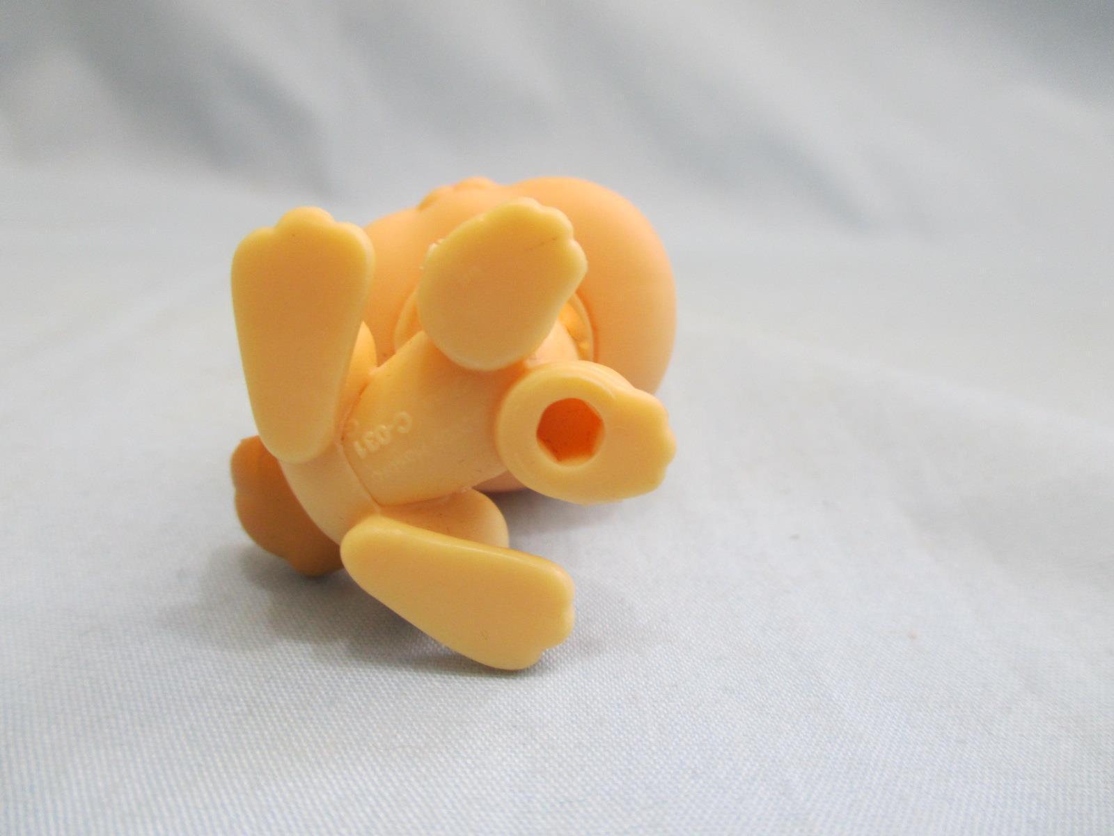 LIKE NEW Littlest Pet Shop LPS Tan Yellow Blue Eyes Bunny Rabbit 1441 ...