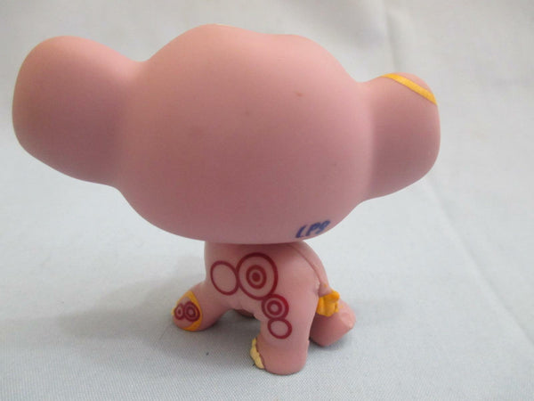LIKE NEW Littlest Pet Shop Glitter Elephant Purple Pink Sparkle 2154 Authentic Lps DEC08J