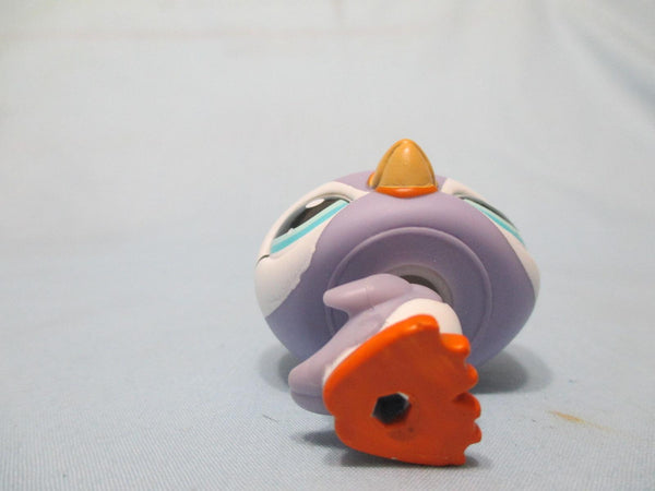 Littlest Pet Shop Puffin Penguin Purple White with Blue Eyes 1574 Authentic Lps Mar19ni