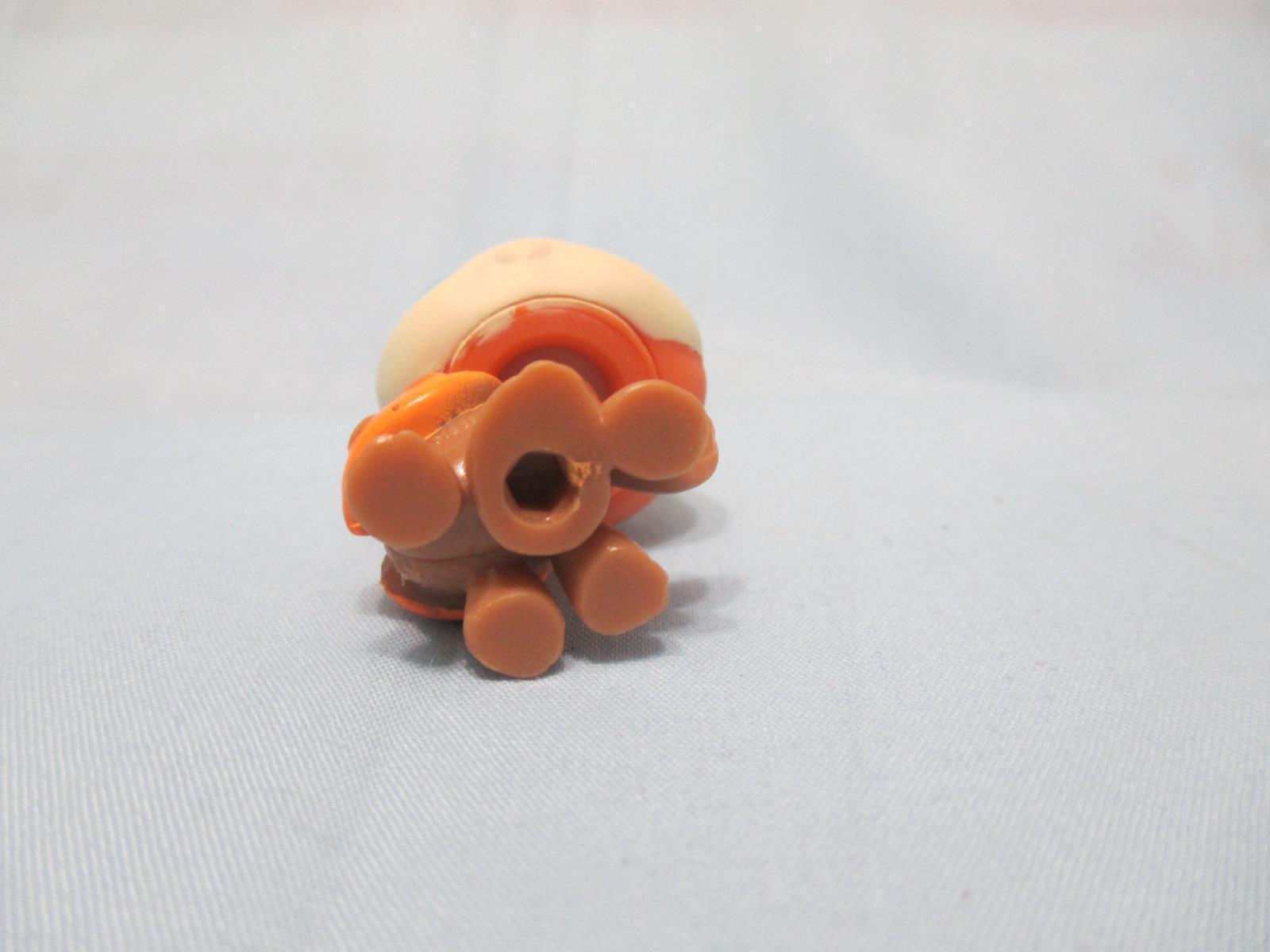 LIKE NEW Littlest Pet Shop 856 Brown Orange Ladybug Half Moon Blue Eyes ...