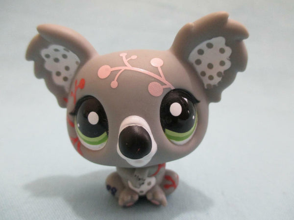 Littlest Pet Shop 1837 Fanciest Koala Polkadot  Postcard Tattoo Authentic Lps MAR08J