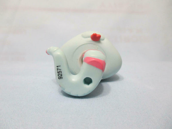 LIKE NEW Littlest Pet Shop 1259 Rare Blue Pink Striped Snake Big Brown Eyes Authentic Nov30npoHG